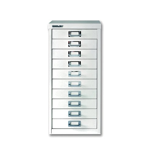 BISLEY 10 MULTIDRAWER CABINET A4 279X380X590MM CHALK WHITE B