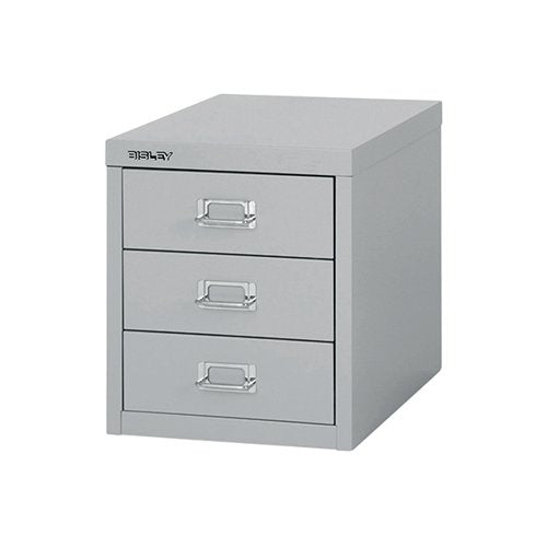 BISLEY 3 MULTIDRAWER CABINET A4 279X380X325MM GREY H123NL-073