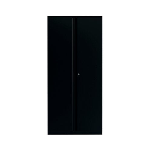 BISLEY 2 DOOR CUPBOARD EMPTY 924X410X1970MM BLACK KF78717