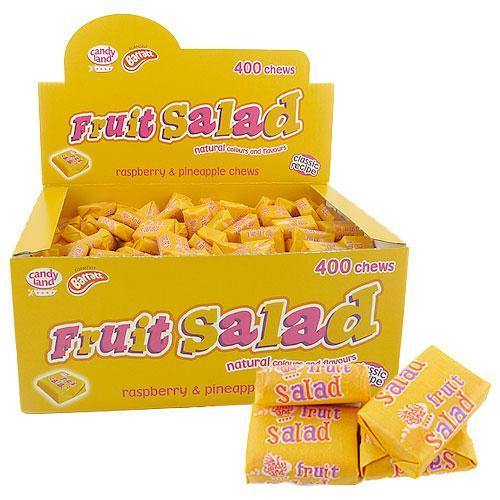 CANDY LAND FRUIT SALAD CHEWS BOX (400)