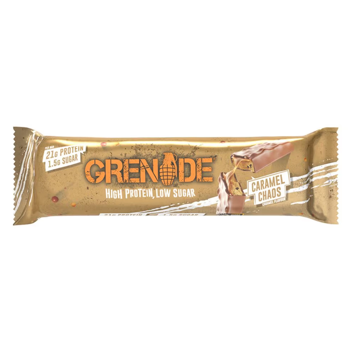 GRENADE CARB KILLA CARAMEL CHAOS BARS (60g) x 12