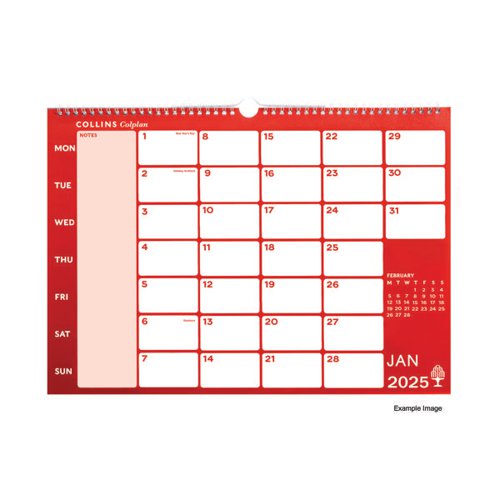 COLLINS MEMO CALENDAR A3 2025 CMC-25