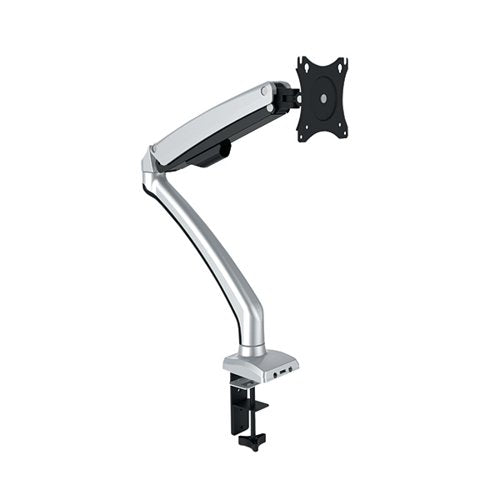CONTOUR ERGONOMICS SINGLE MONITOR ARM BLACK/SILVER CE04631
