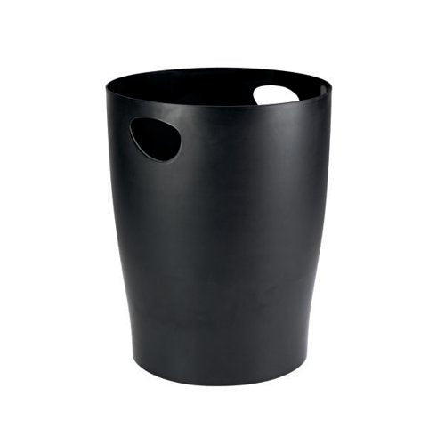 CONTOUR ERGONOMICS WASTE PAPER BIN BLACK CE06113