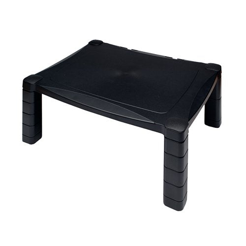 CONTOUR ERGONOMICS ADJUSTABLE MONITOR STAND BLACK CE77684