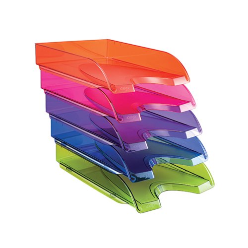 CEP LETTER TRAY MULTICOLOURED (PACK OF 5) 200+5 HAPPY