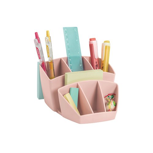 CEP MINERAL DESK TIDY WITH 8 SECTIONS PINK 105802681