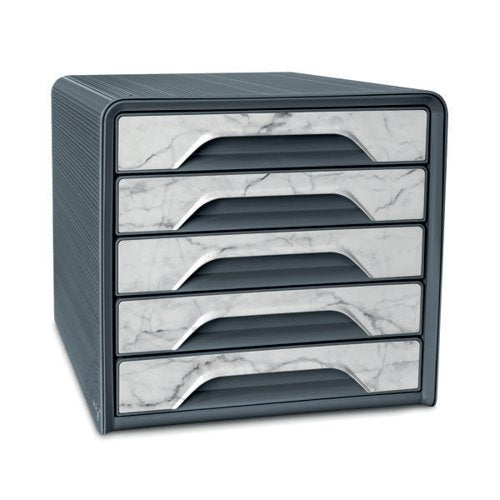 CEP MINERAL MARBLE SMOOTH 5 DRAWER MODULE GREY 1071111611
