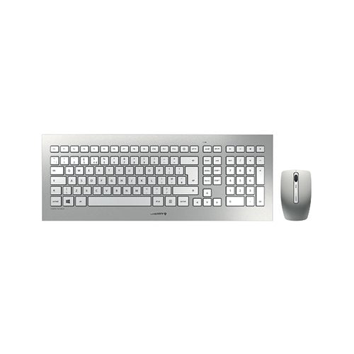 CHERRY DW 8000 ULTRA FLAT WIRELESS KEYBOARD/MOUSE SET SILVER