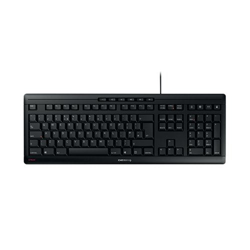 CHERRY STREAM KEYBOARD CORDED BLACK JK-8500GB-2