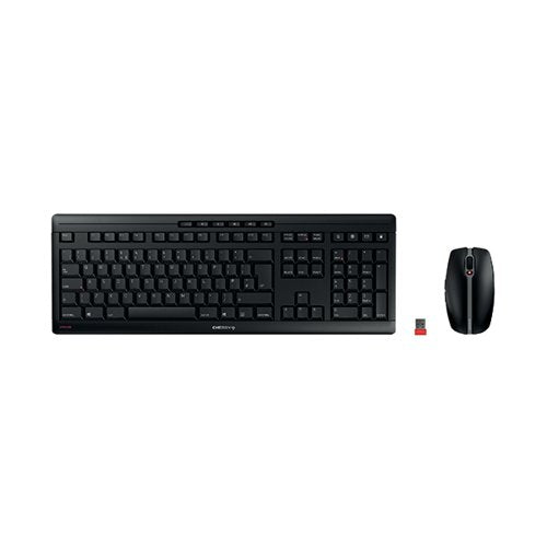 CHERRY STREAM DESKTOP RECHARGE USB WIRELESS KEYBOARD AND MOU