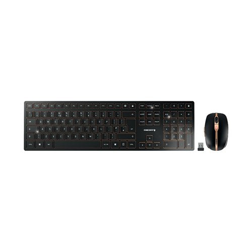 CHERRY DW 9100 SLIM USB WIRELESS KEYBOARD AND MOUSE SET UK B