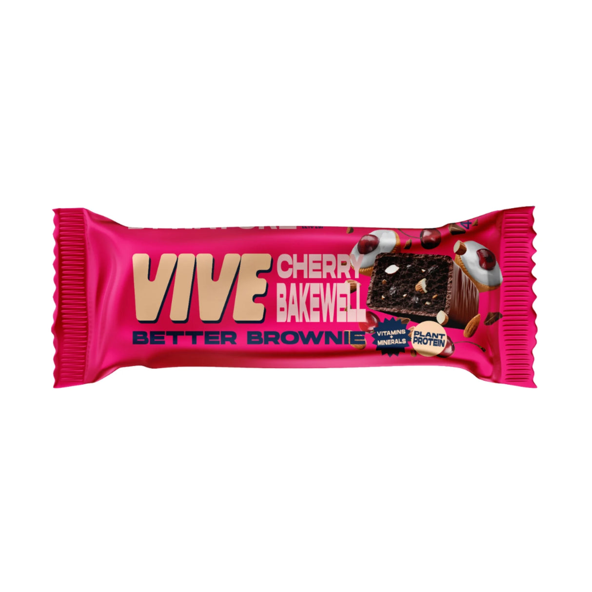 VIVE CHERRY BAKEWELL BETTER BROWNIE (40g) X 15
