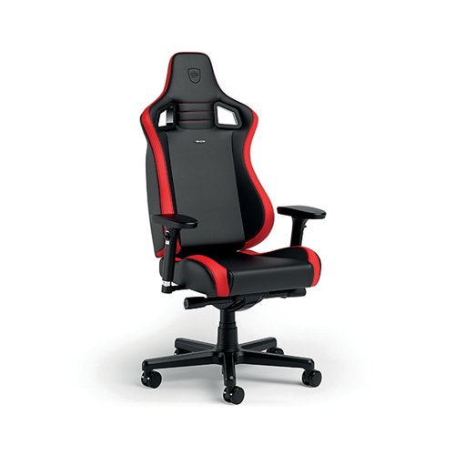 NOBLECHAIRS EPIC COMPACT GAMING CHAIR BLACK/CARBON/RED GC-03