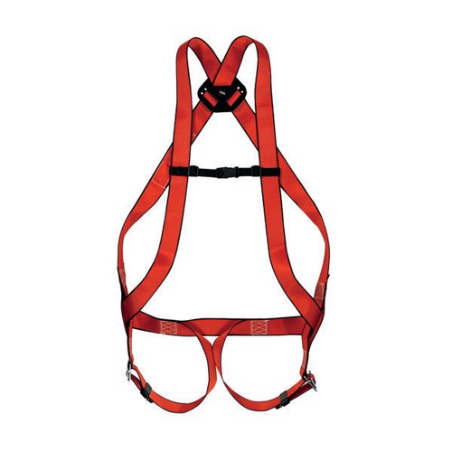CLIMAX BASIC FALL ARREST STANDARD SAFETY HARNESS RED CXFA10
