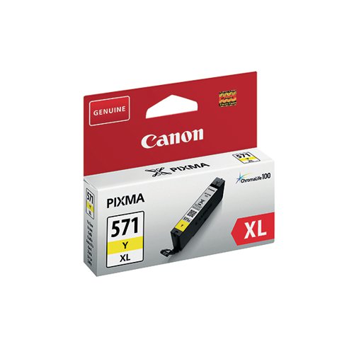 CANON CLI-571XL INK CARTRIDGE HIGH YIELD YELLOW 0334C001