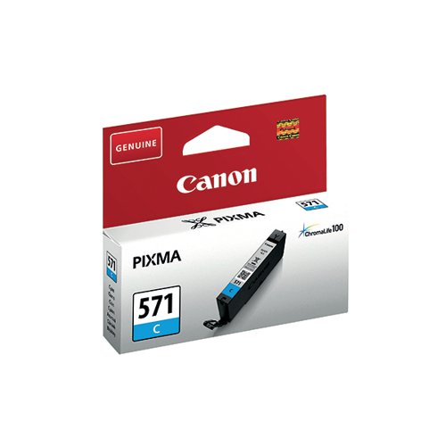 CANON CLI-571C INK CARTRIDGE CYAN 0386C001