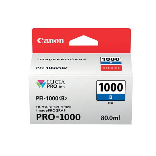 CANON PFI-1000B INK CARTRIDGE BLUE0555C001