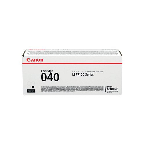 CANON 040BK TONER CARTRIDGE BLACK 0460C001