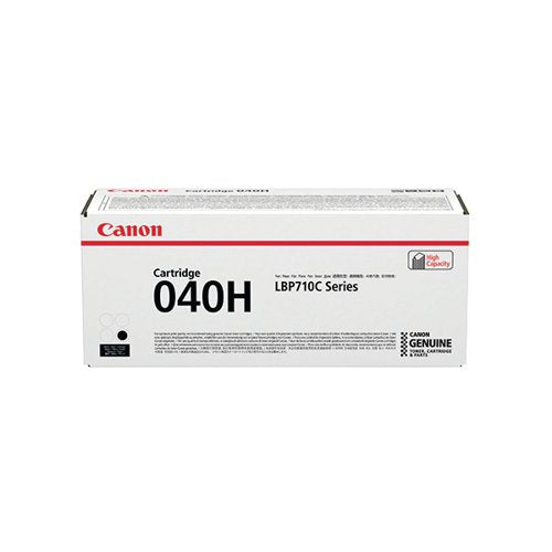 CANON 040H TONER CARTRIDGE HIGH YIELD BLACK 0461C001