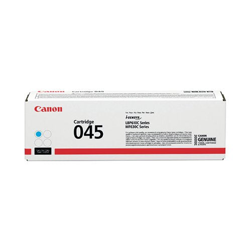 CANON 045C TONER CARTRIDGE CYAN 1241C002
