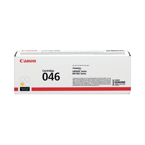 CANON 046Y TONER CARTRIDGE YELLOW 1247C002