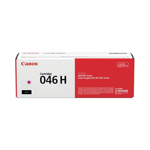 CANON 046H TONER CARTRIDGE HIGH YIELD MAGENTA 1252C002