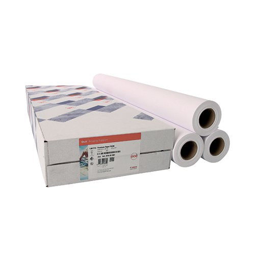 CANON COATED PREMIUM INKJET PAPER ROLLS 914MMX45M (PACK OF 3