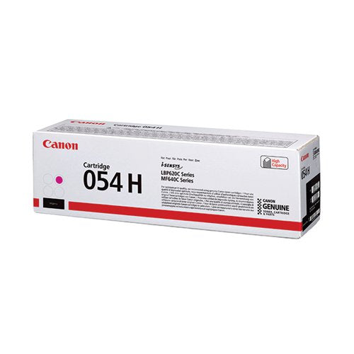 CANON 054H TONER CARTRIDGE HIGH YIELD MAGENTA 3026C002