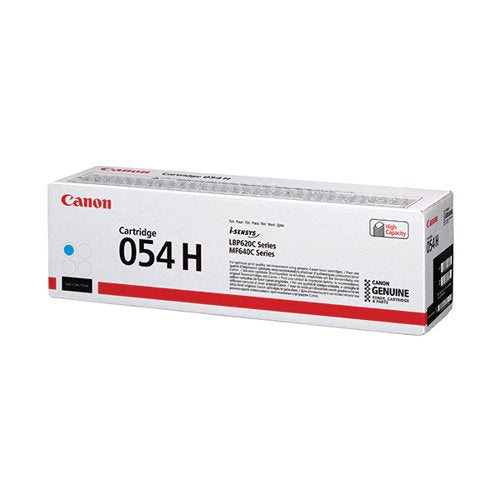 CANON 054H TONER CARTRIDGE HIGH YIELD CYAN 3027C002