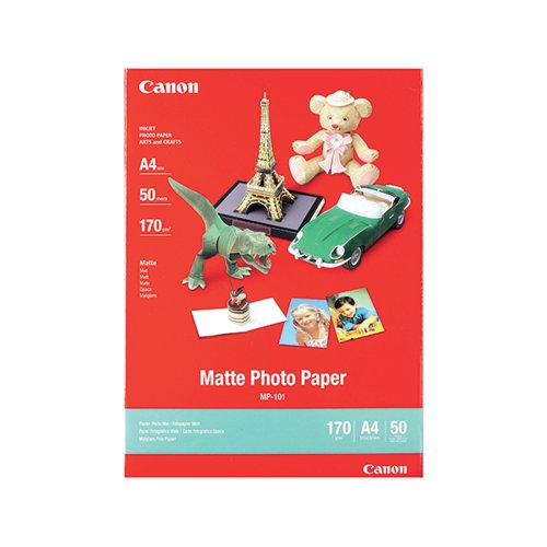 CANON A4 PHOTO PAPER 170GSM MATTE (PACK OF 50) MP-101 A4