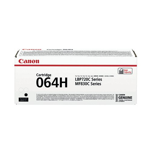 CANON 064H TONER CARTRIDGE HIGH YIELD BLACK 4938C001
