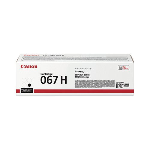 CANON 067H TONER CARTRIDGE HIGH YIELD BLACK 5106C002