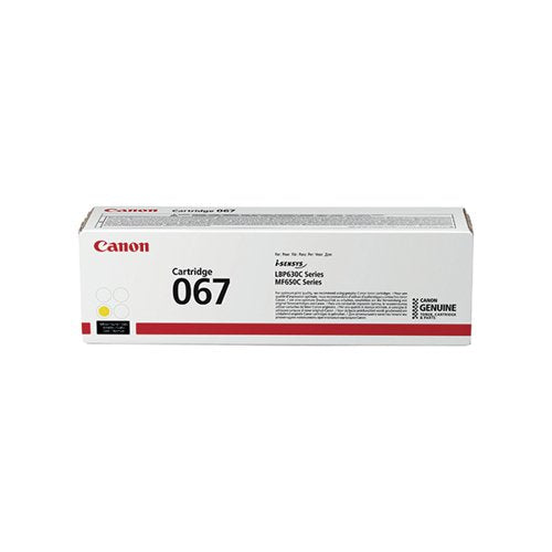 CANON 067Y TONER CARTRIDGE YELLOW 5099C002