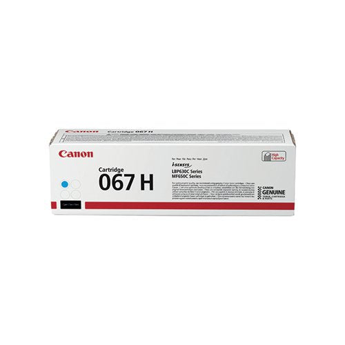 CANON 067H TONER CARTRIDGE HIGH YIELD CYAN 5105C002