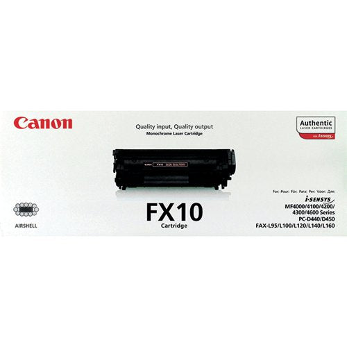 CANON FX10 TONER CARTRIDGE BLACK 0263B002