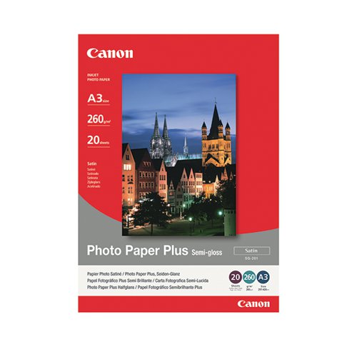 CANON SG-201 A3 PHOTO PAPER + (PACK OF 20) 1686B026