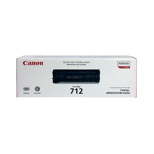 CANON 712 TONER CARTRIDGE BLACK 1870B002