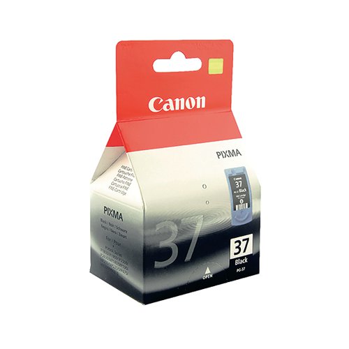 CANON PG-37BK INK CARTRIDGE BLACK 2145B001