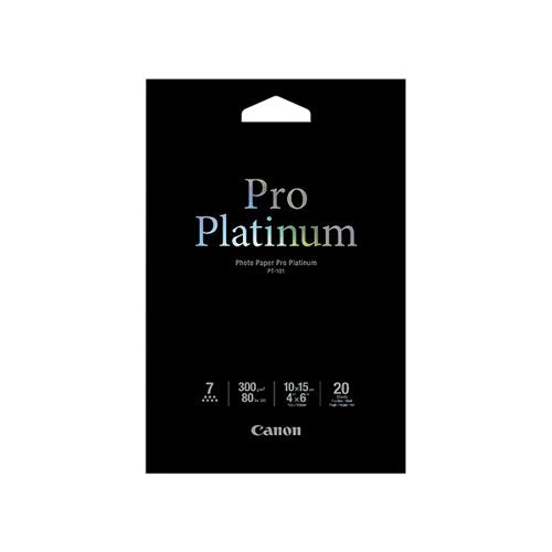 CANON PT-101 4X6 INCHES PHOTO PAPER PLATINUM PRO (PACK OF 20