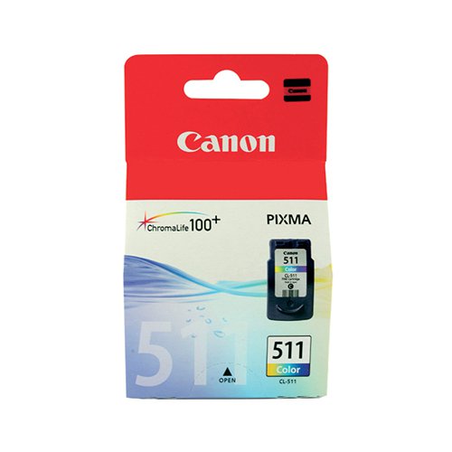 CANON CL-511 INK CARTRIDGE CMY COLOUR 2972B001