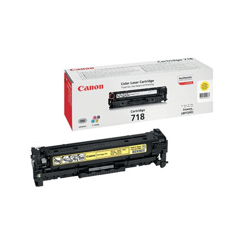 CANON 718Y TONER CARTRIDGE YELLOW 2659B002