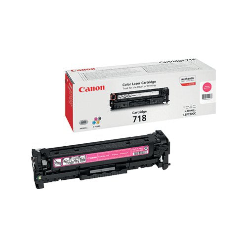 CANON 718M TONER CARTRIDGE MAGENTA 2660B002