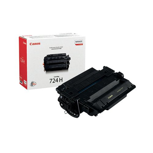 CANON 724H TONER CARTRIDGE HIGH YIELD BLACK 3482B002