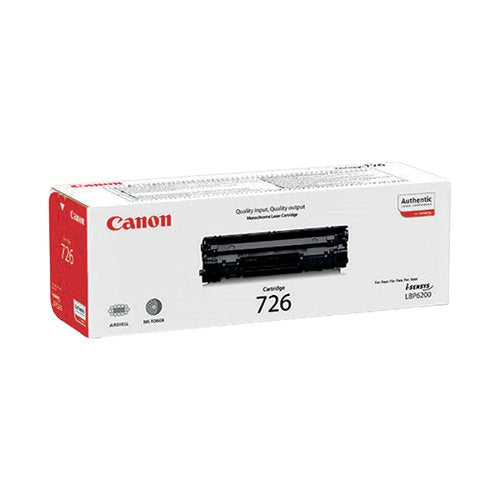 CANON 726 TONER CARTRIDGE BLACK 3483B002