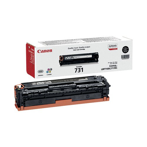 CANON 731H TONER CARTRIDGE HIGH YIELD BLACK 6273B002