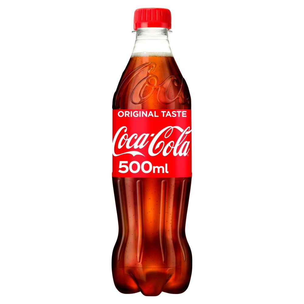 COCA-COLA PLASTIC BOTTLES (500ml) x 24