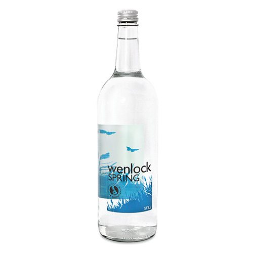 WENLOCK SPRING STILL GLASS WATER BOTTLES (330ml) x 24