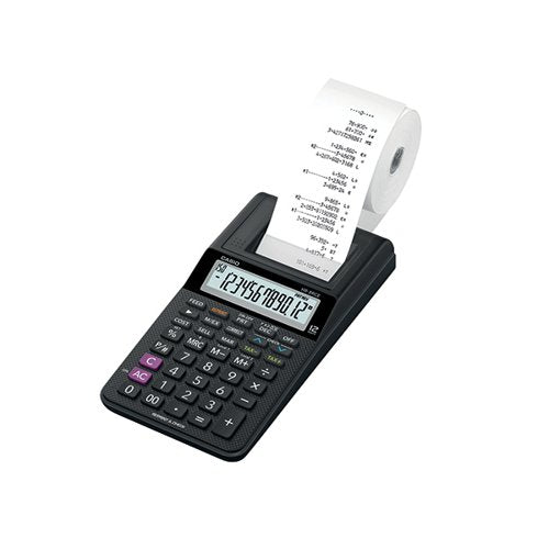 CASIO HR-8RCE PRINTING CALCULATOR BLACK COMPATIBLE WITH 58MM