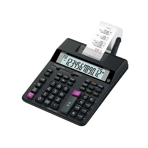 CASIO HR-200RCE PRINTING CALCULATOR DESKTOP BLACK HR-200RCE-